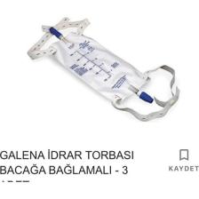 Galena Idrar Torbası Bacağa Bağlamalı 3 Adet