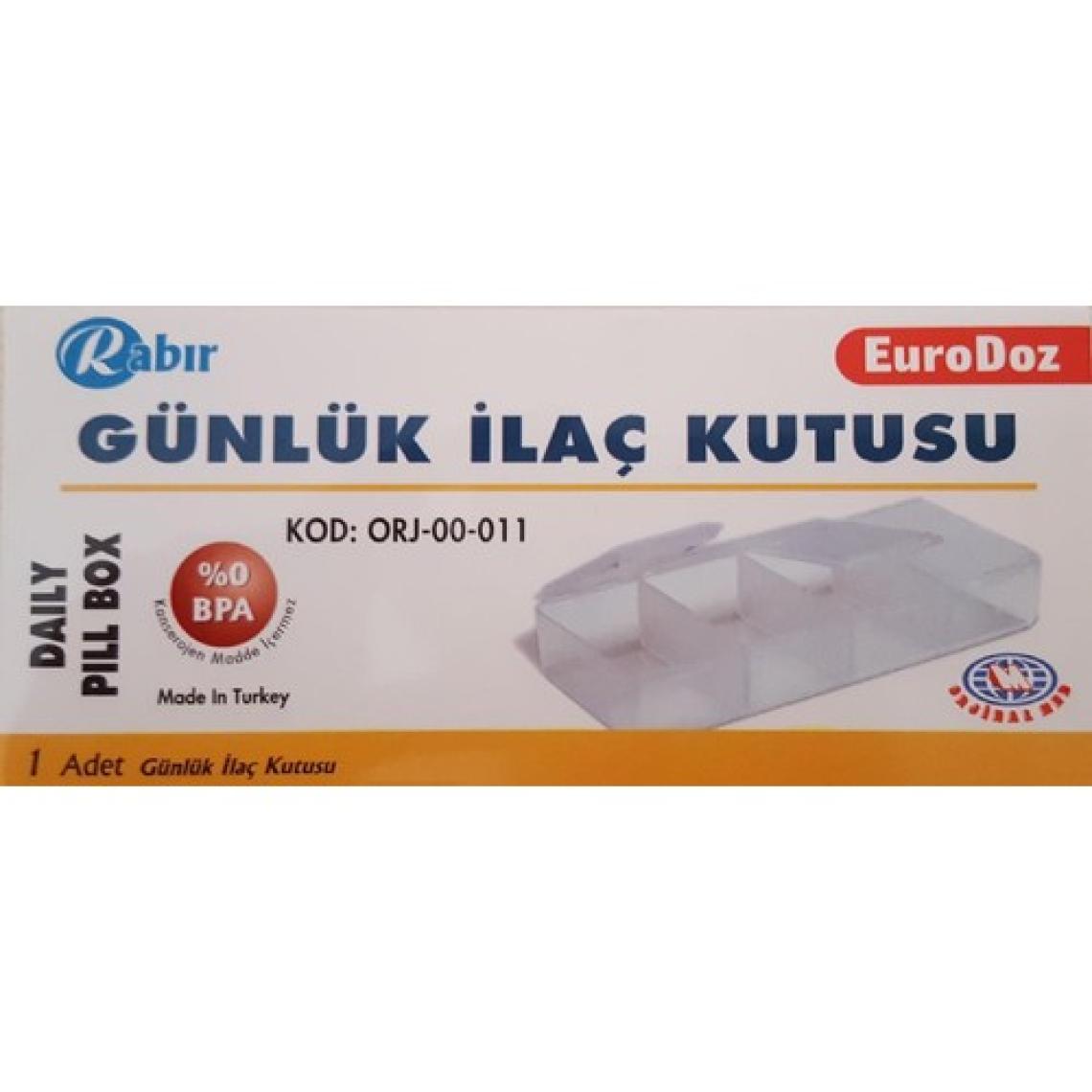 Rabır Günlük Ilaç Saklama Kutusu