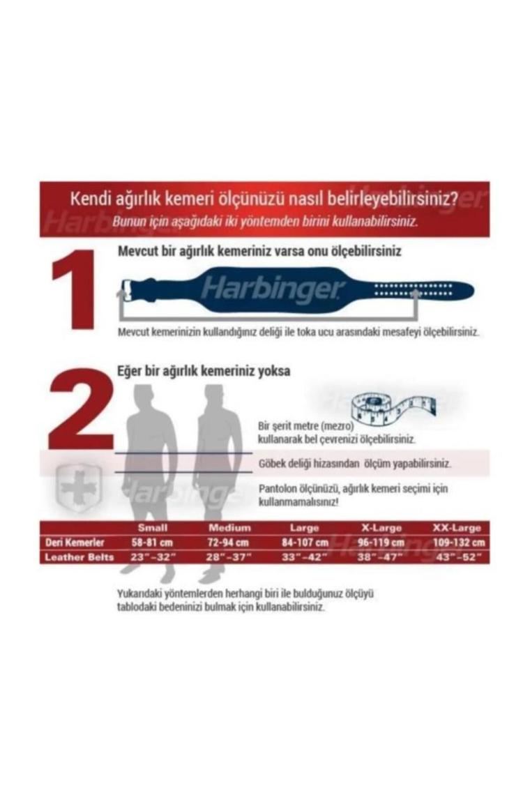 6 Inç Deri Ağırlık Kemeri Xl Beden
