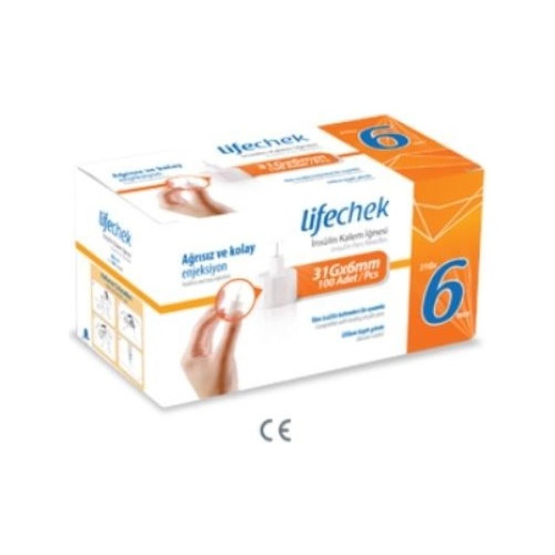 Lifechek 31g-6mm 100lük Iğne Ucu Strip 695156800325