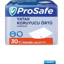 Prosafe Su Geçirmez Yatak Koruyucu - Dermatolojik Olarak Test Edilmiş Selüloz Yüzey, 60x90 cm, 30 Adet