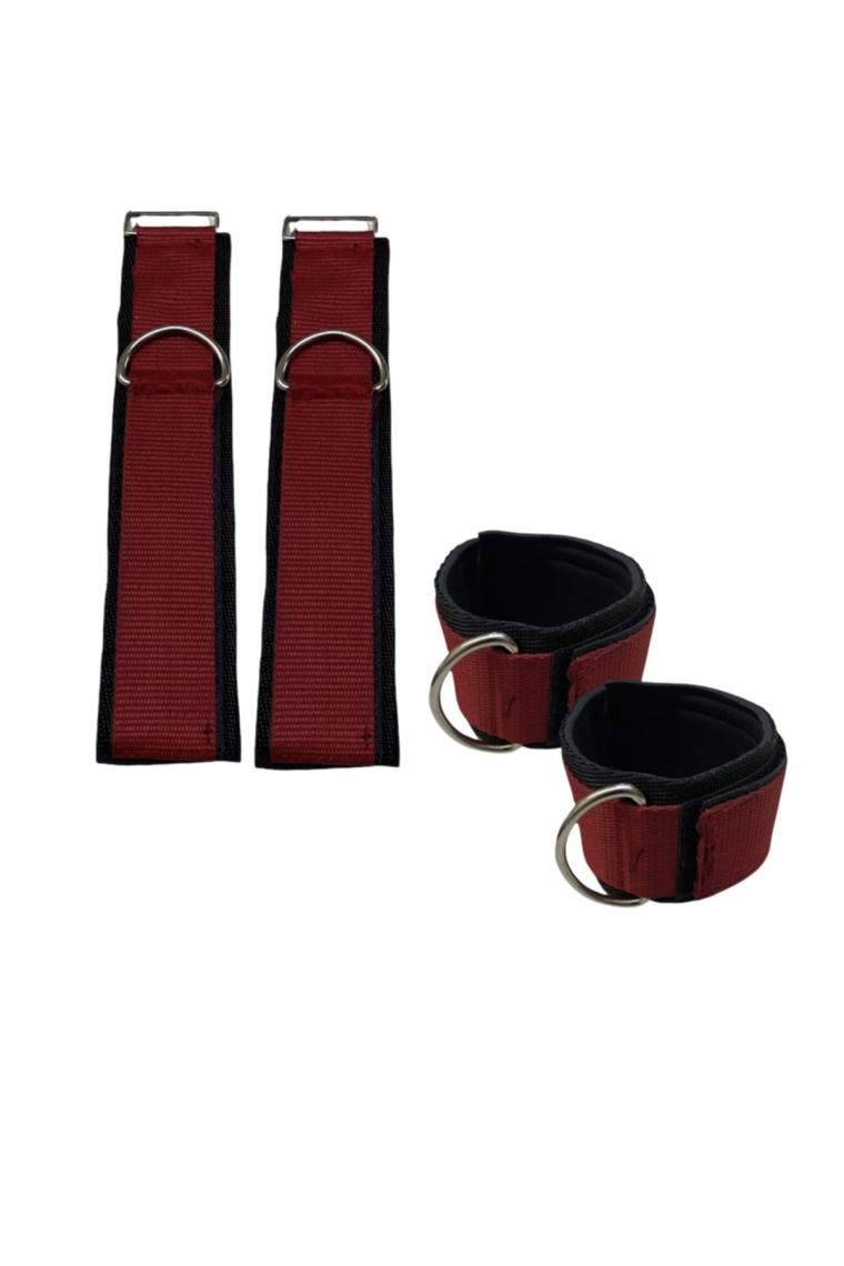 Remege Ayak Bilek Kayışı  Fitness Ağırlık Çekiş Aparatı Direnç Egzersiz Lastiği Ayak Çekme Aparatı 2ADET