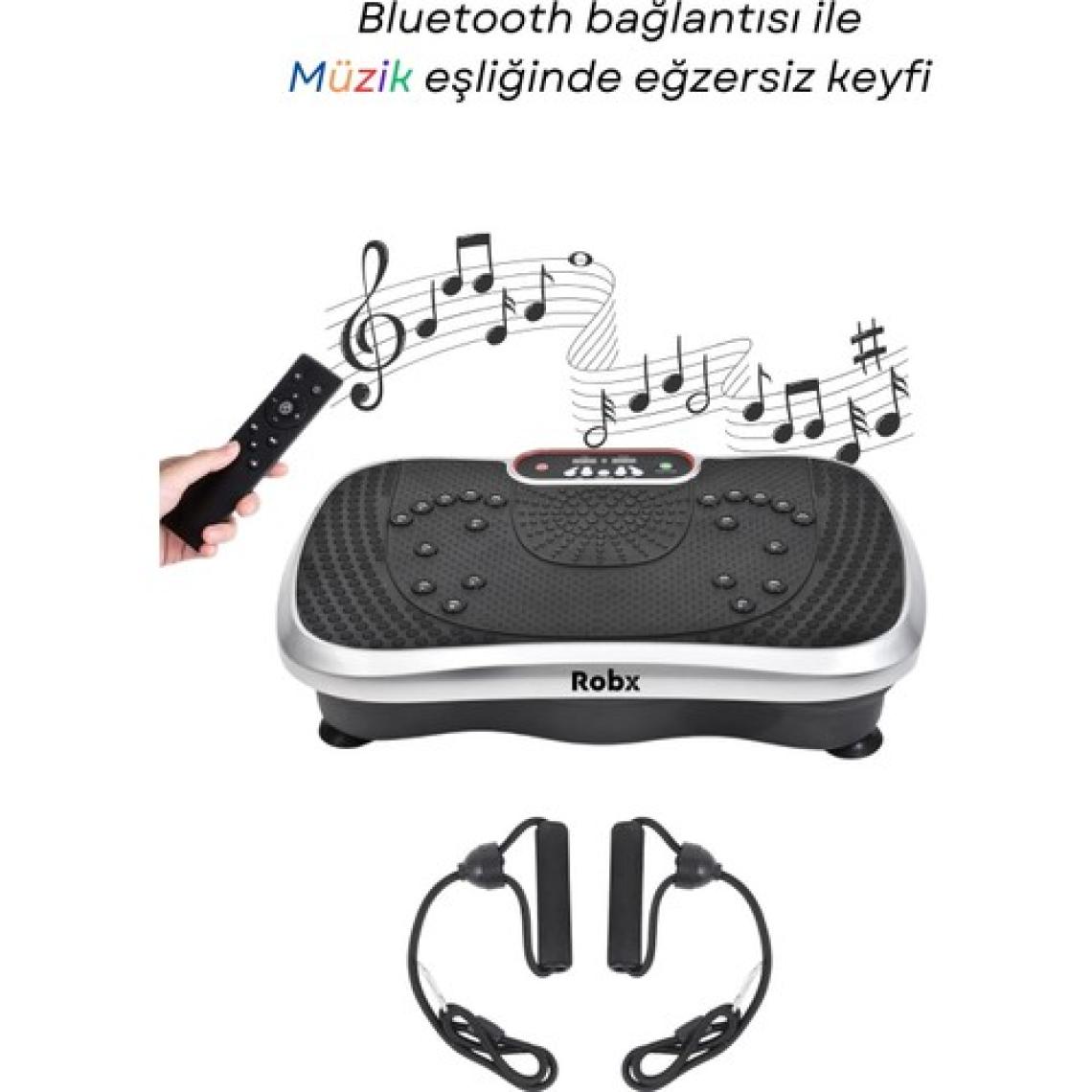 Robx Vibro Vibration Plate Egzersiz ve Titreşimli Basen Karın Kol Bacak Spor Aleti