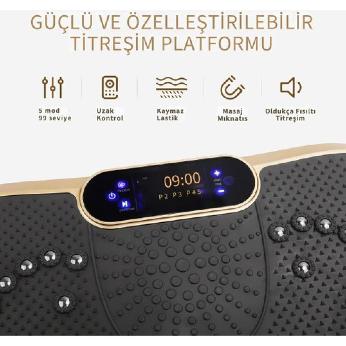 Robx Vibro Vibration Plate Egzersiz ve Titreşimli Basen Karın Kol Bacak Spor Aleti