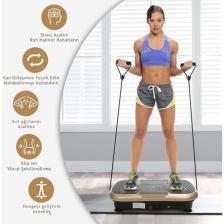 Robx Vibro Vibration Plate Egzersiz ve Titreşimli Basen Karın Kol Bacak Spor Aleti