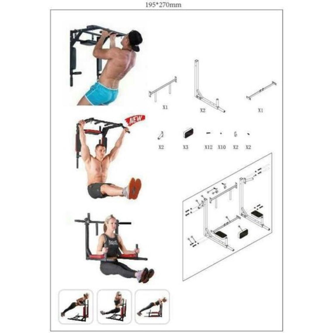 Leyaton Fonksiyonel Duvar Barfiks Aleti JL-24 Berat Sport