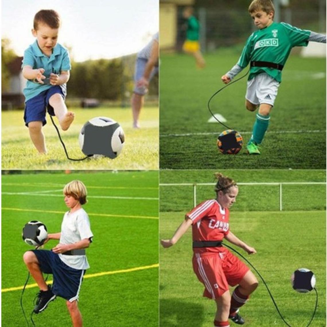 Bundera Ayarlanabilir Tekmelik Top Tutucu Bel Kemeri Futbol Topu Antrenman Egzersiz Eğitici Kemer Korse