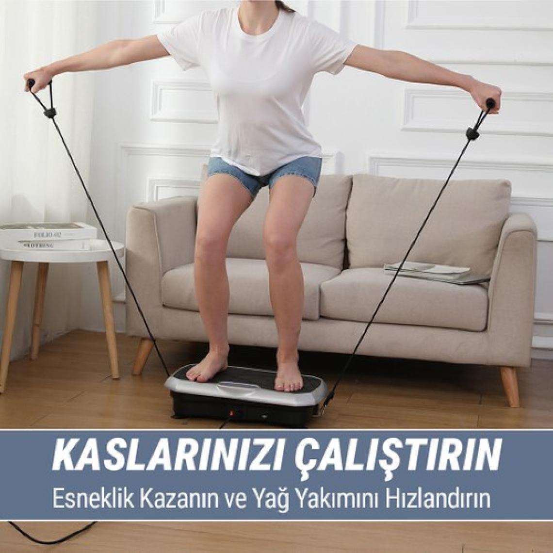 Veryfit Vf 8 Pro Titreşimli Egzersiz Masaj Sıkılaşma Zayıflama Selülit Spor Aleti Vibration Plate