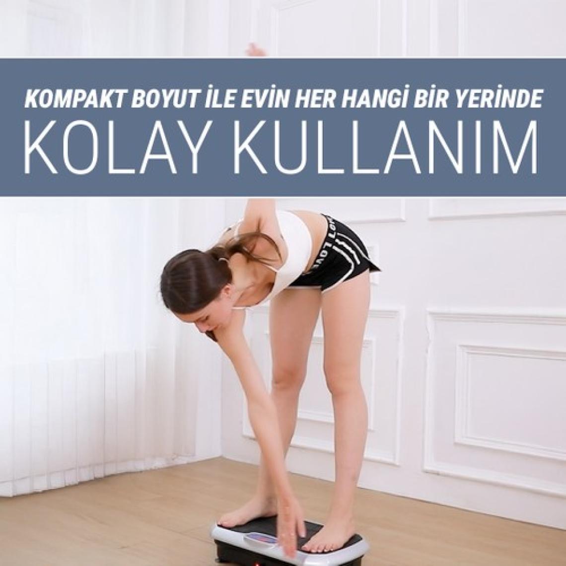 Veryfit Vf 8 Pro Titreşimli Egzersiz Masaj Sıkılaşma Zayıflama Selülit Spor Aleti Vibration Plate