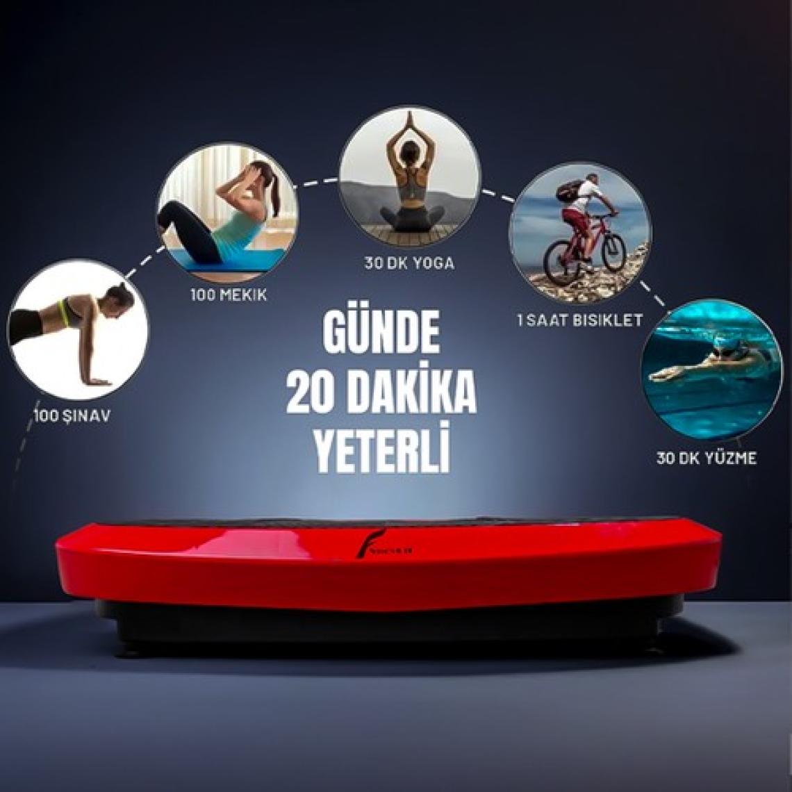 Veryfit Pro Max Çift Motorlu Titreşimli Egzersiz Spor Masaj Sıkılaşma Zayıflama Selülit Vibration Plate