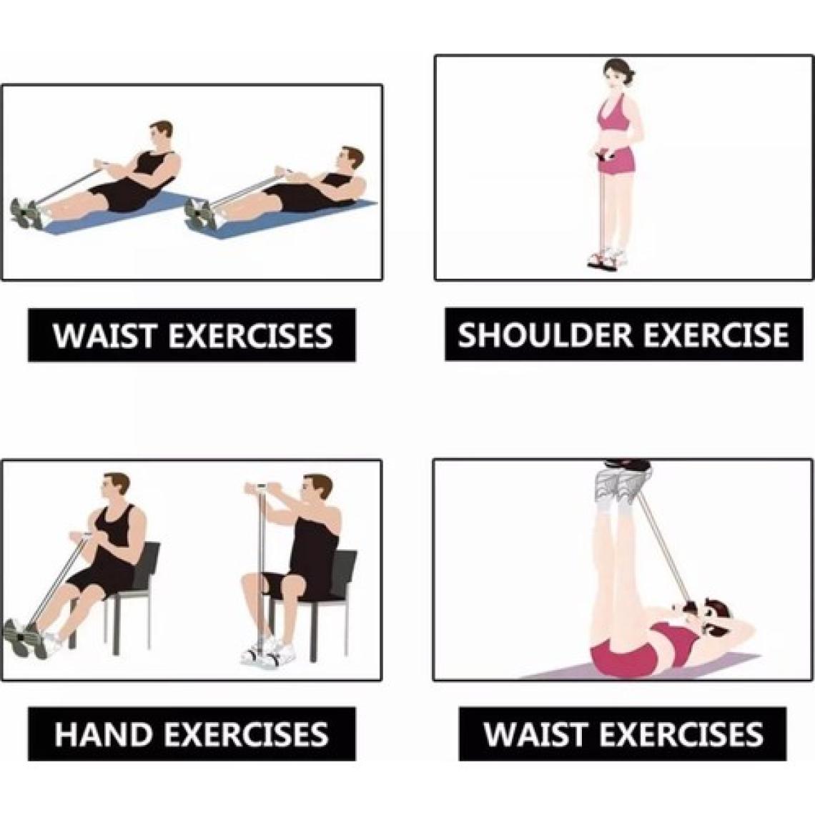 Clifton 4 Lastikli Body Trimmer Vücud Şekillendirici Egzersiz Aleti 1
