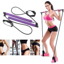 Leyaton Portable Pilates Studio Jimnastik Lastiği Egzersiz Çubuğu Yoga Plates Spor Kondisyon Direnç Aerobik
