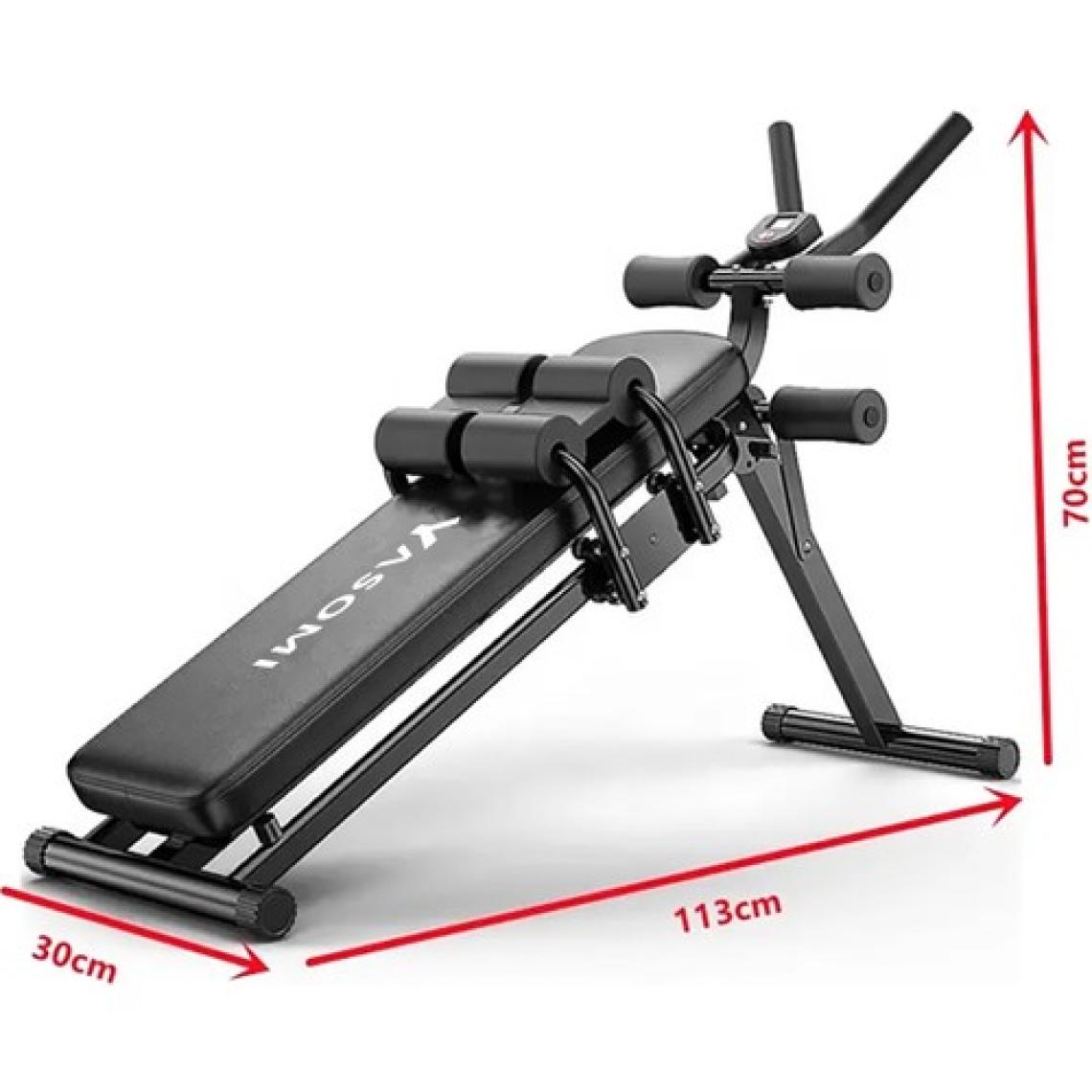 Yasomi Ysm X-Fit 120 kg Kapasiteli Çok Fonksiyonlu  Bel ve Göbek Eritme Spor Oturma Benchi