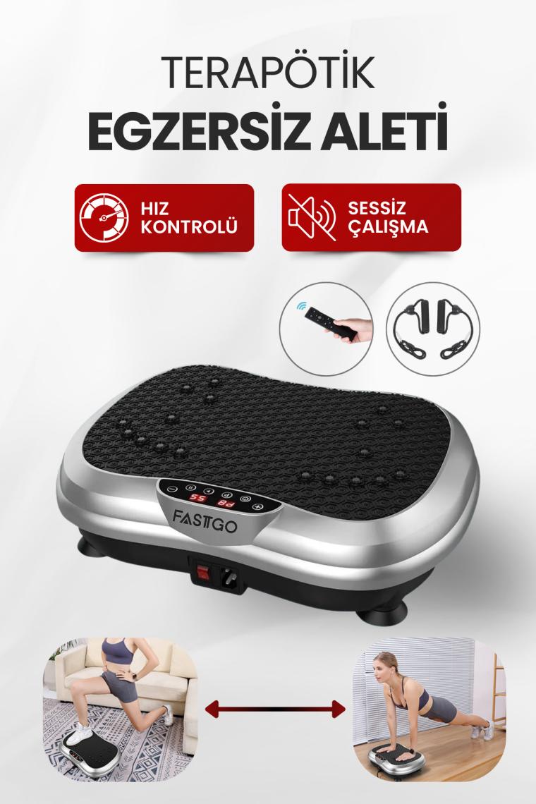 Fastgo Titreşimli Egzersiz Aleti Tüm Vücut Egzersizi Karın Kol Bacak İçin Ev Ofis Spor Aleti