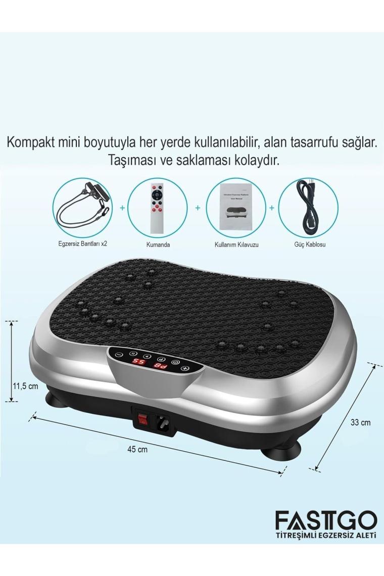 Fastgo Titreşimli Egzersiz Aleti Tüm Vücut Egzersizi Karın Kol Bacak İçin Ev Ofis Spor Aleti