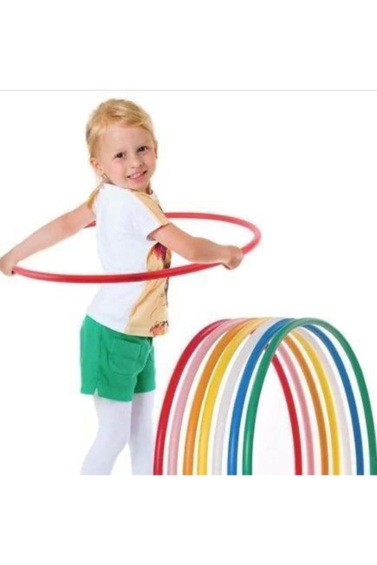 Neler Geldi Neler 5 Adet 60 cm Renkli Bel Inceltici Jimnastik Çemberi Eğzersiz Çember