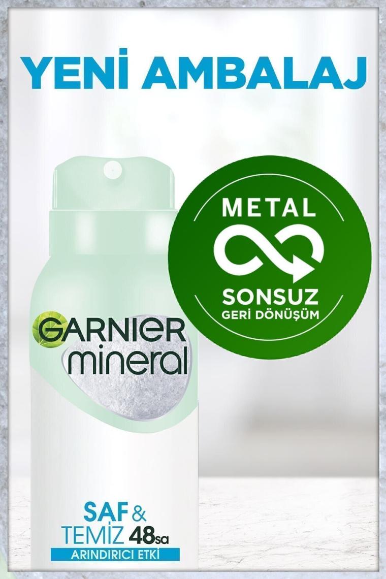 Mineral Saf ve Temiz Kadın Sprey Deodorant 3600542035132