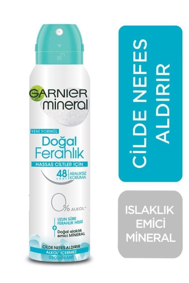 Mineral Doğal Ferahlık Kadın Sprey Deodorant 3600542038157