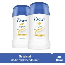 Kadın Stick Deodorant Original 1/4 Nemlendirici Krem Etkili 40ml X2 Adet