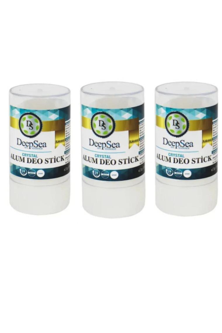 Kristal Doğal Tuz Içeren Alum Deo Stick X 3 Adet 60 Gr