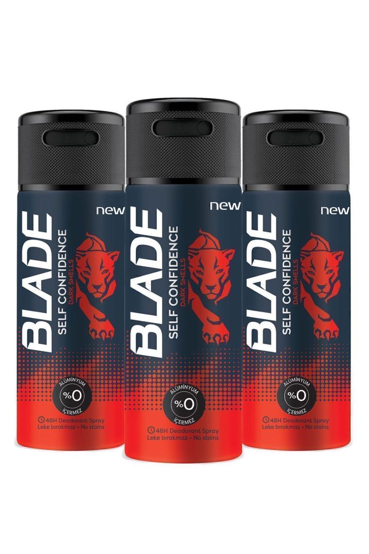 Self Confidence Erkek Deodorant 3x150ml