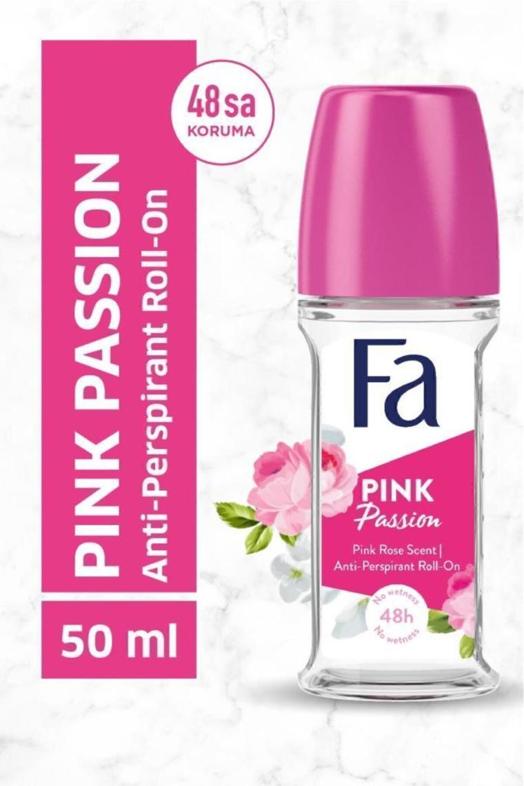 Women Pink Passion Pembe Gül Anti-perspirant Roll-on 50 ml