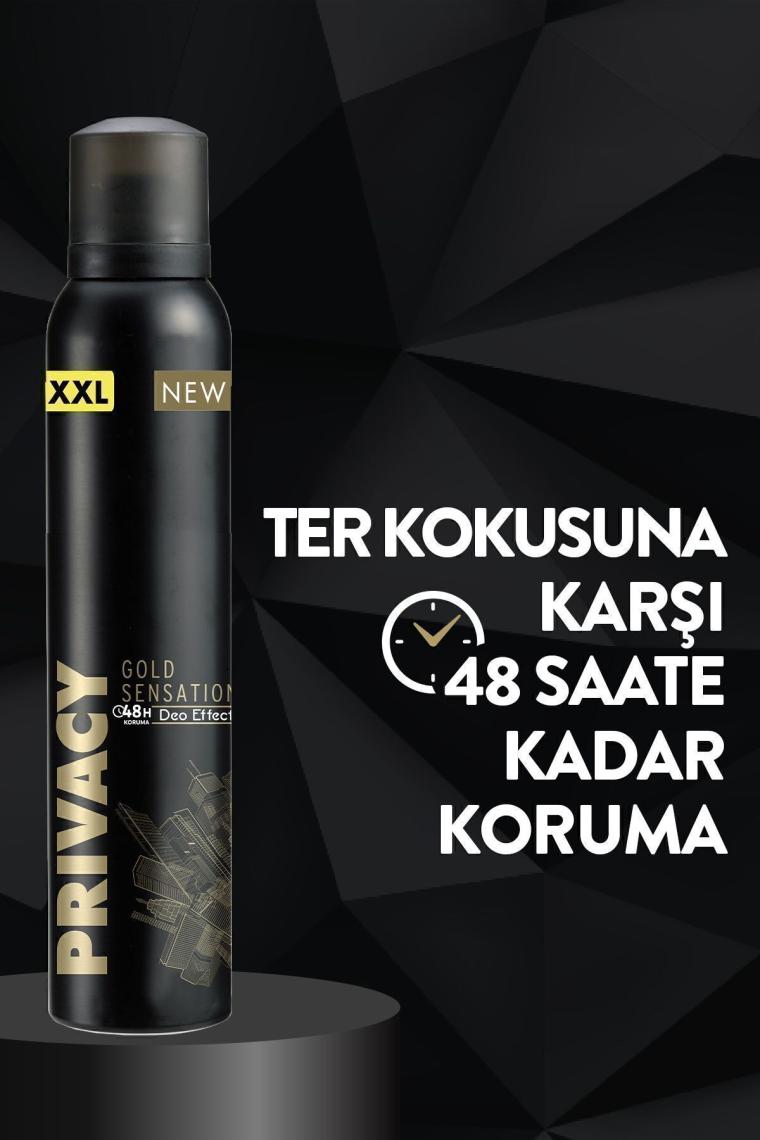 Privacy Gold Man Erkek Deodorant 6x200   ML