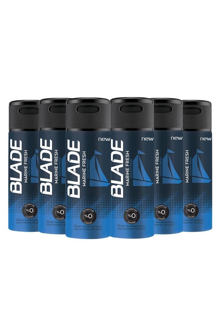 Marine Fresh Erkek Deodorant 6x150ml