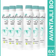 Aqua Kiss Kadın Deodorant 6x200 ml