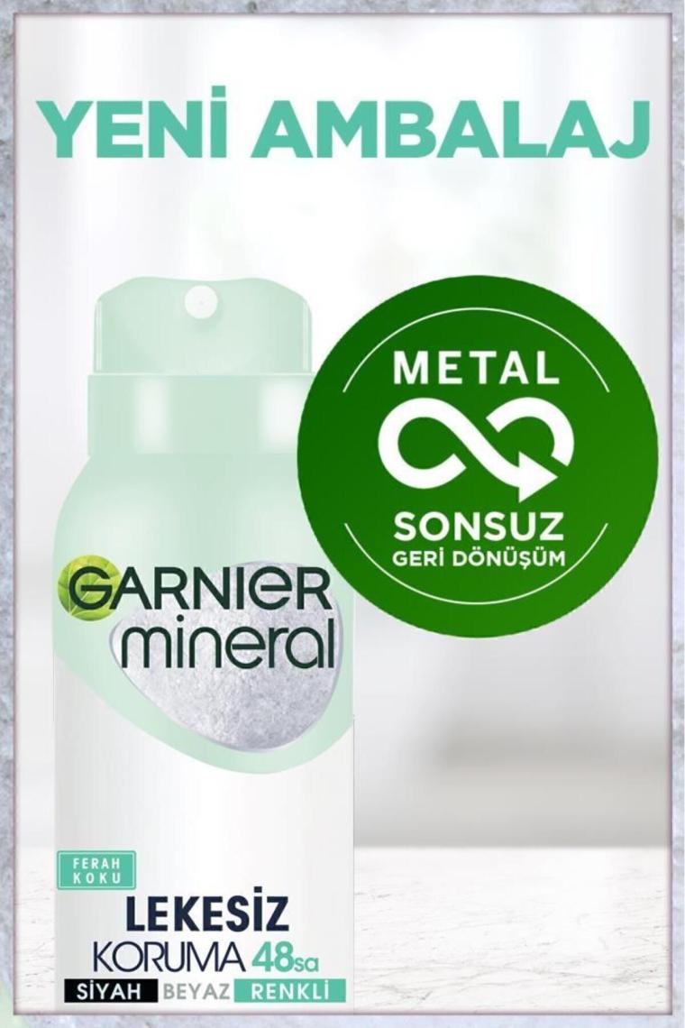 Mineral Lekesiz Koruma Ferah Koku Sprey Deodorant