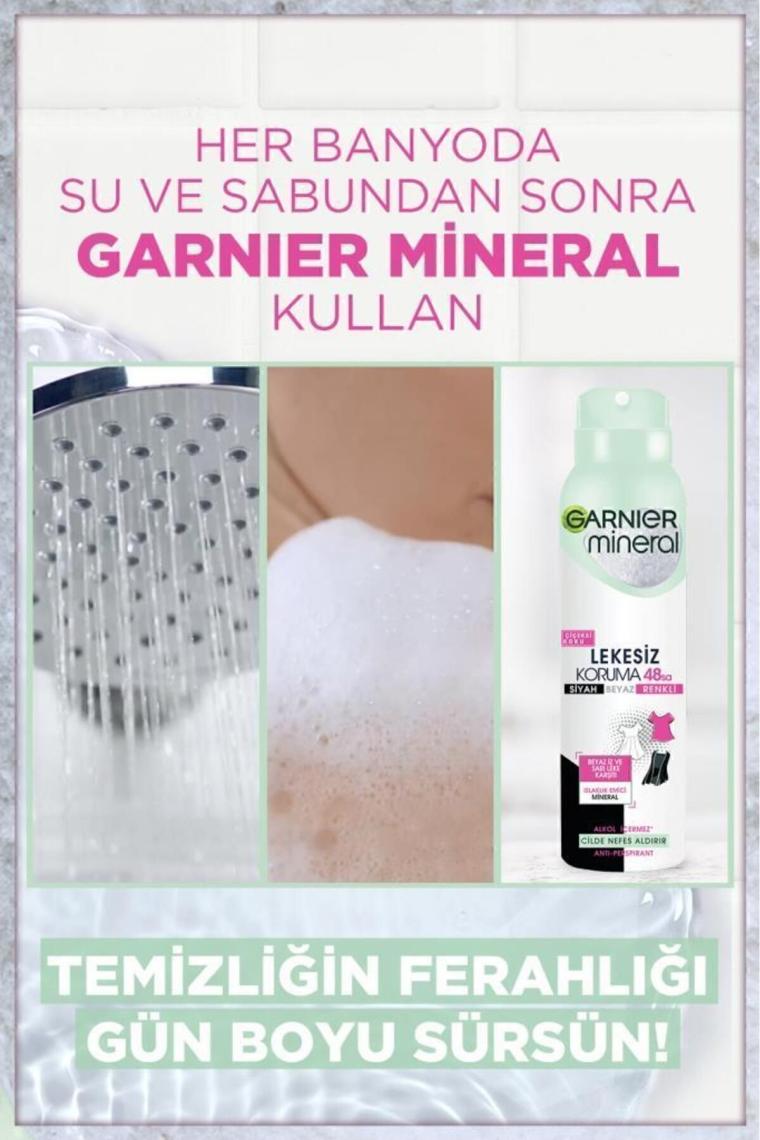 Mineral Lekesiz Koruma Sprey Deodorant