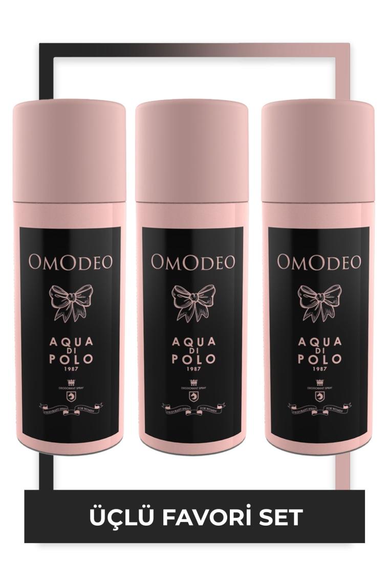 Aqua Di Polo Omodeo 3'lü Parfümlü Deodorant Seti Stcc004701