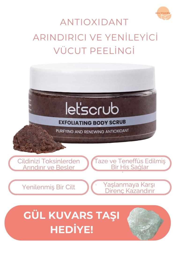 Antioxidant Vücut Peelingi Arındırıcı ve Yenileyici Nem Bombası Body Scrub 280 gr