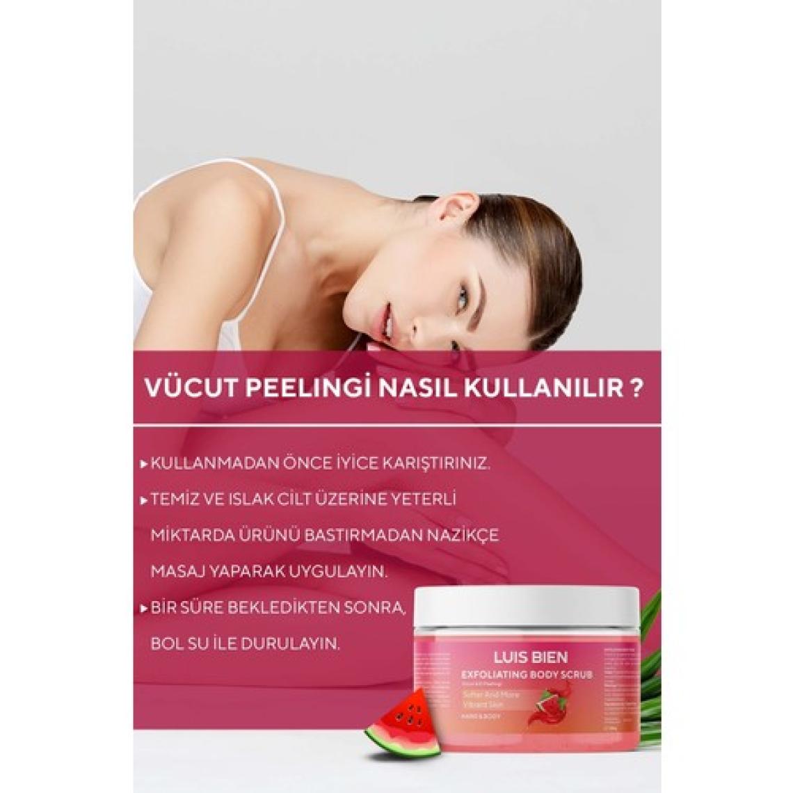Luis Bien Karpuz Özlü Leke ve Batık Giderici, Onarıcı ve Besleyici Vücut Peelingi 300 gr