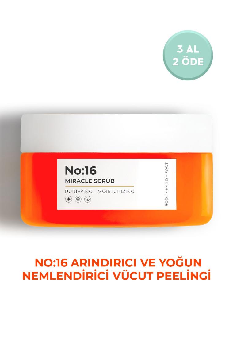 Sinoz No:16 Yoğun Nemlendirici, Besleyici Ve Arındırıcı Vücut Peelingi 250 Ml