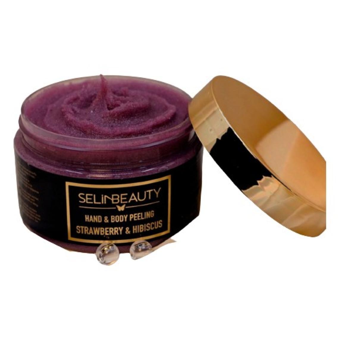 Selin Beauty Selin Beauty Çilek - Hibiscus El  Vücut Peeling