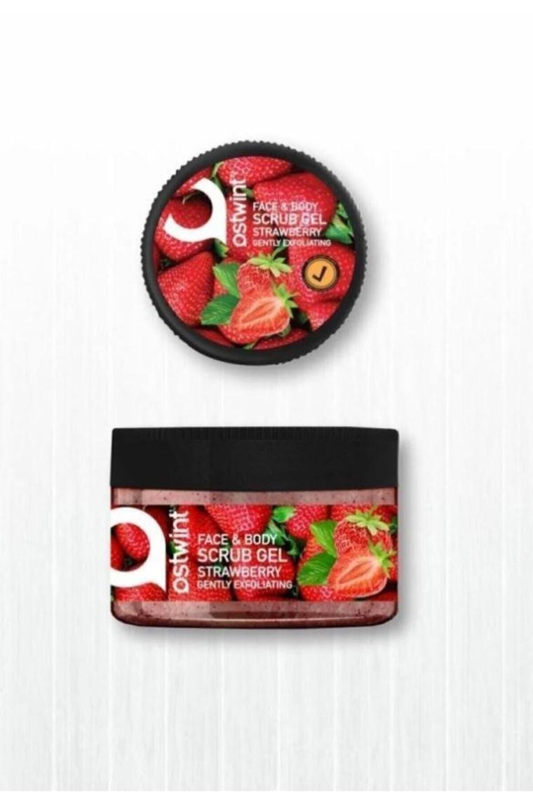 Ostwint Face Body Scrub Gel Strawbarry 300 Ml