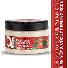 Ostwint Face Body Scrub Gel Strawbarry 300 Ml