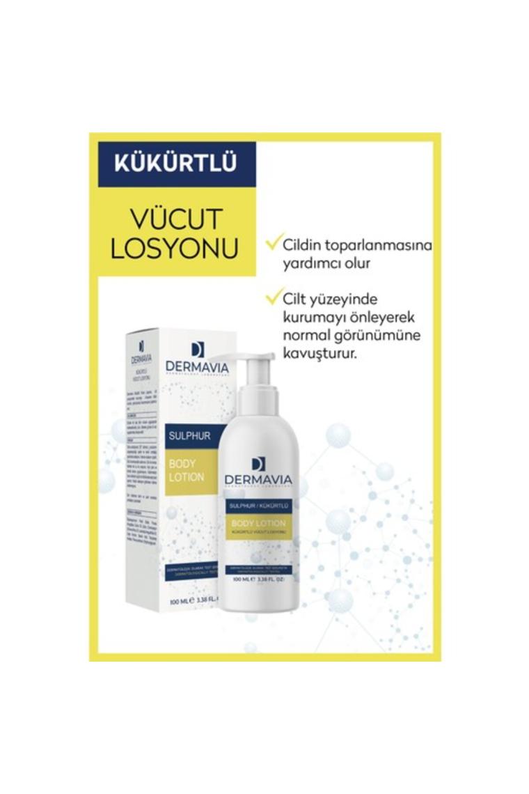 Kükürtlü Vücut Losyonu 100 ml Cildi Besler Uyuz Egzama & Gül Hastalığına Karşı Etkilidir