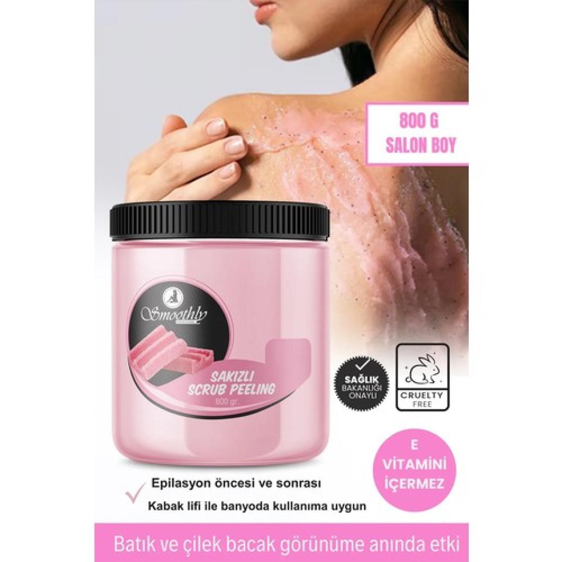 Smoothly Sakız Aromalı Canlandırıcı & Yumuşatıcı El Ayak Ve Vücut Bakım Peelingi 800gr