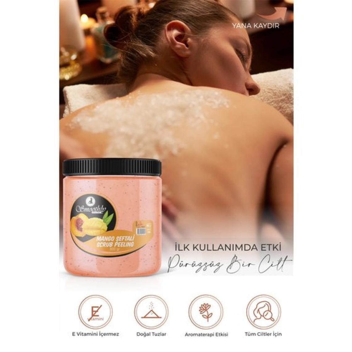 Smoothly Mango & Şeftali Aromalı Canlandırıcı & Yumuşatıcı El Ayak ve Vücut Bakım Peelingi 800GR