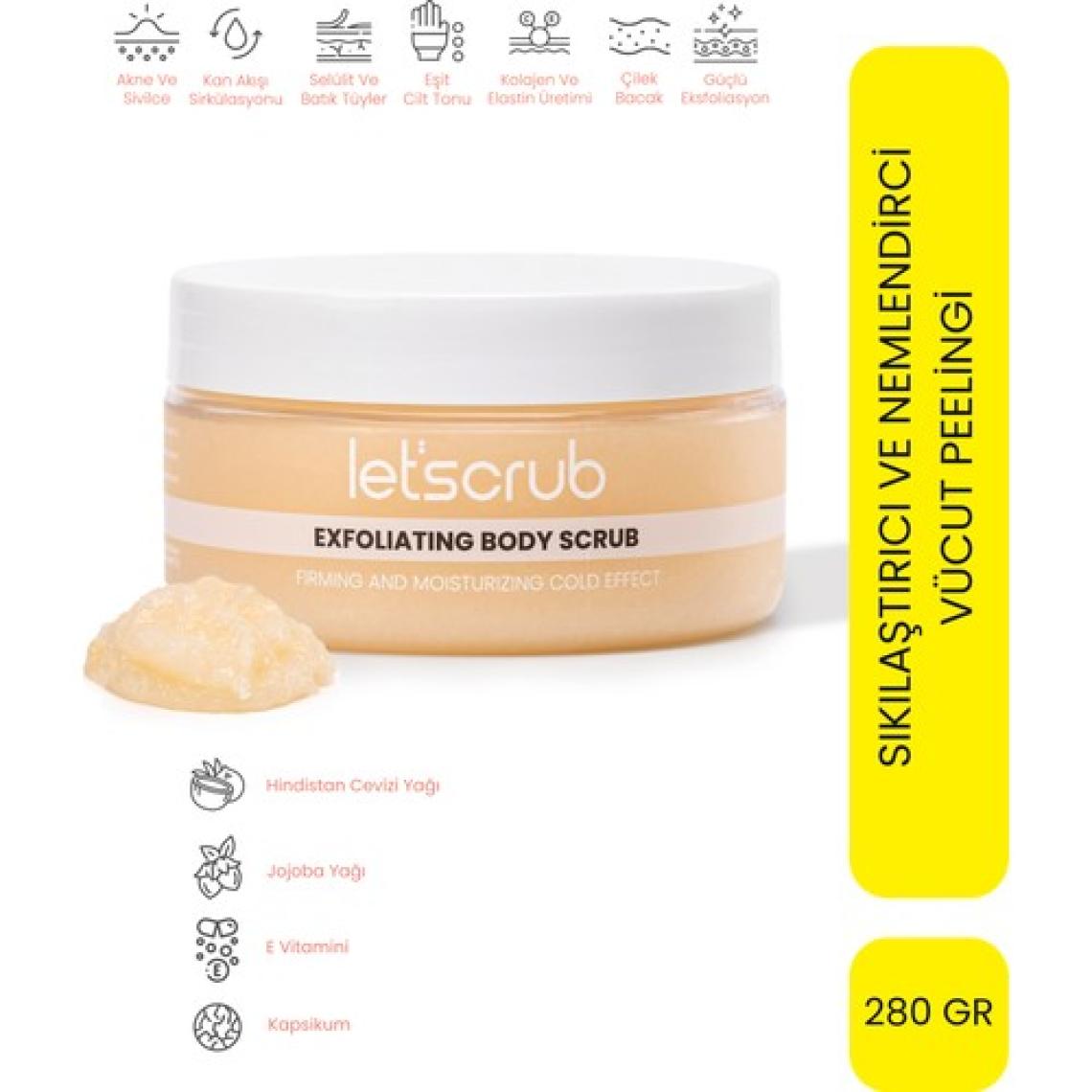 Cold Effect Vücut Peelingi Sıkılaştırıcı ve Nemlendirici Nem Bombası Body Scrub 280 gr