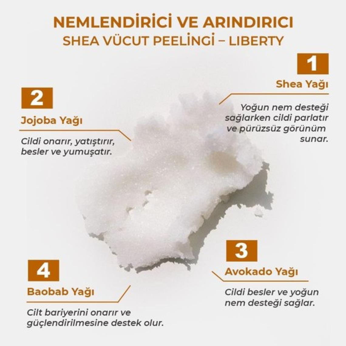 The Bath Factory Nemlendirici ve Arındırıcı Vücut Peelingi - Liberty 300 gr
