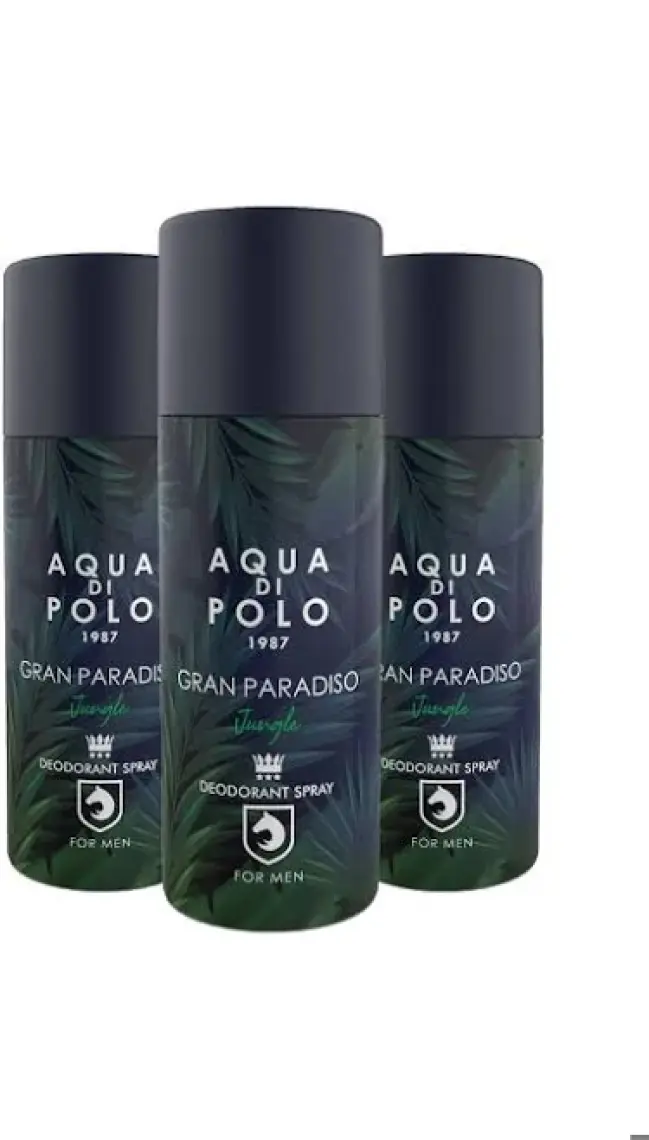 Aqua Di Polo 1987 Gran Paradiso Jungle Deodorant 3'lü