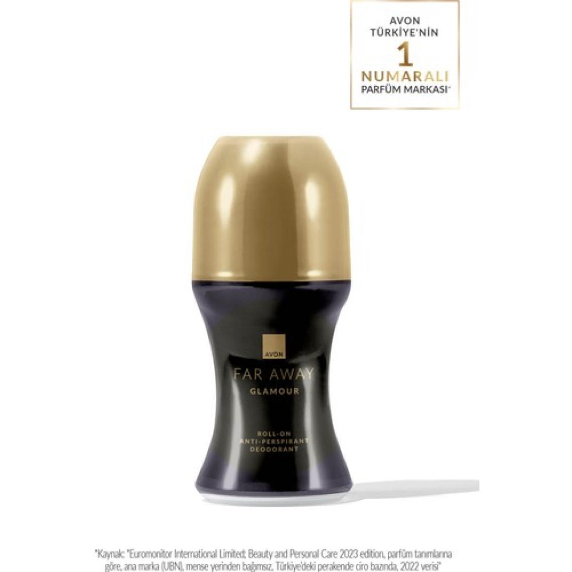Avon Far Away Glamour Kadın Rollon 50 Ml. Ikili Set