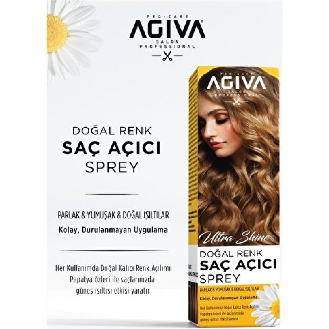 Agiva Doğal Renk Açıcı Saç Spreyi 150 Ml