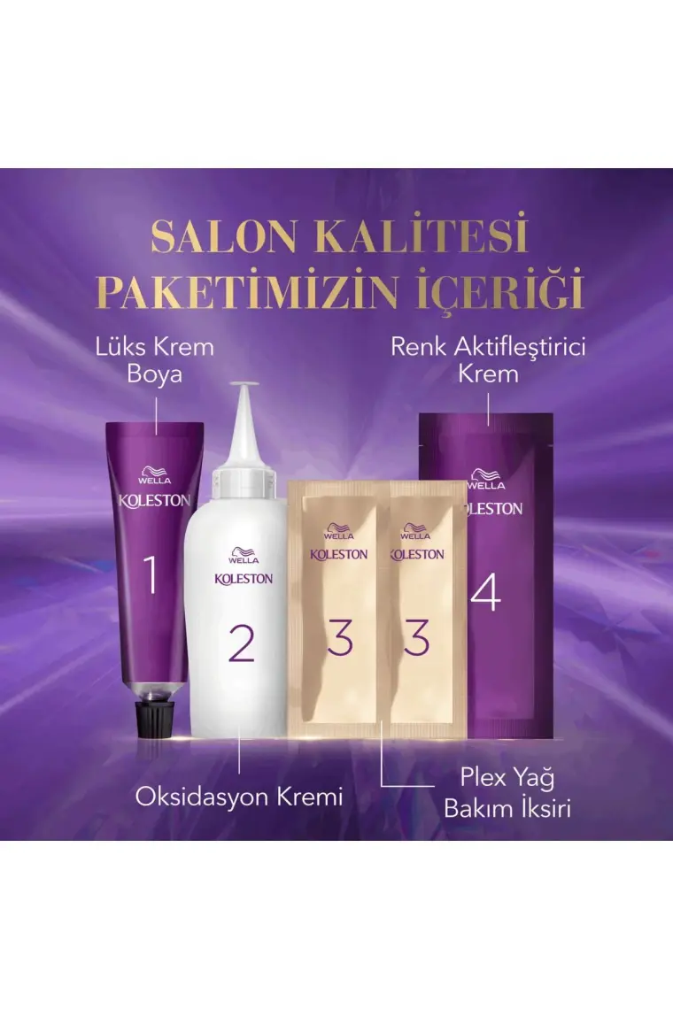 Wella Koleston Supreme Kit 8/1 Açık Küllü Kumral