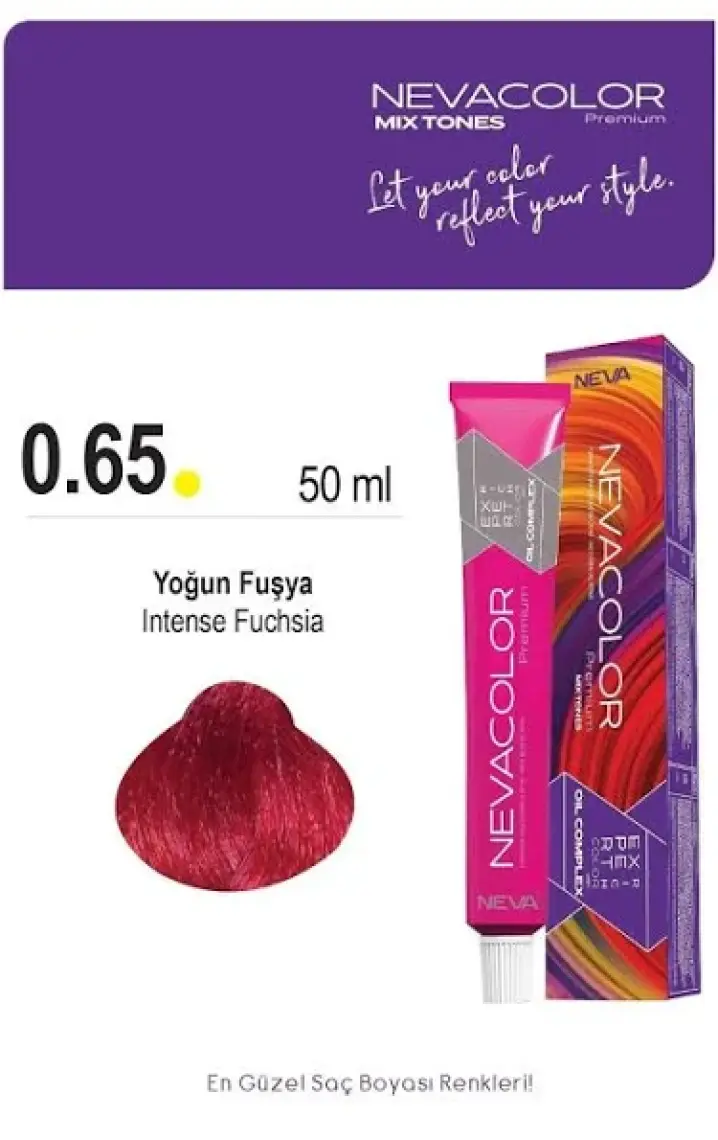 Neva Nevacolor Tüp Boya  0.65 Yoğun Fuşya