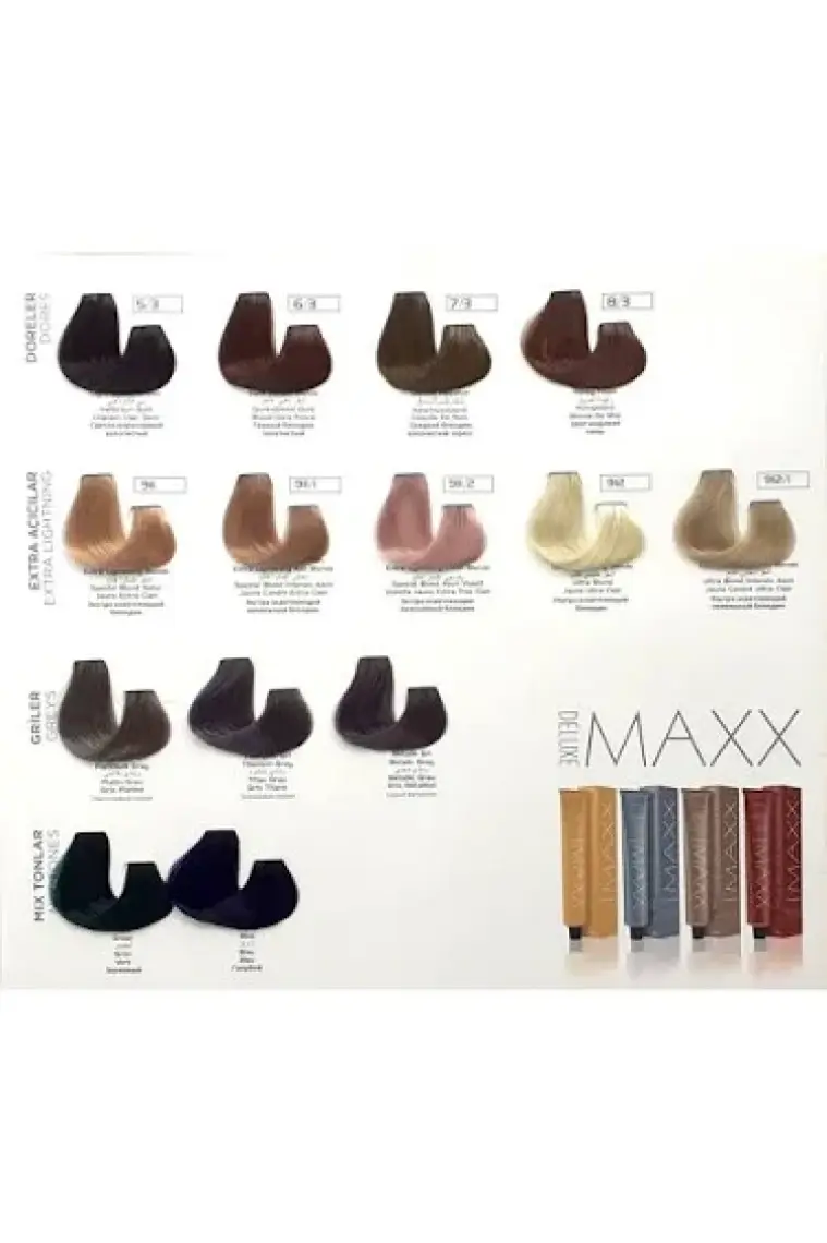 Maxx Deluxe Tüp Boya 7.0 Kumral 60 ml