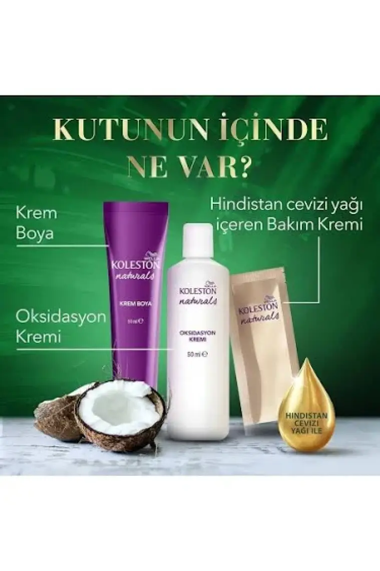 Wella Koleston Koleston Naturals Boya  2/0 Siyah  X 2 Adet